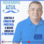 Edson Gaguinho destaca campanha ‘Novembro Azul’.