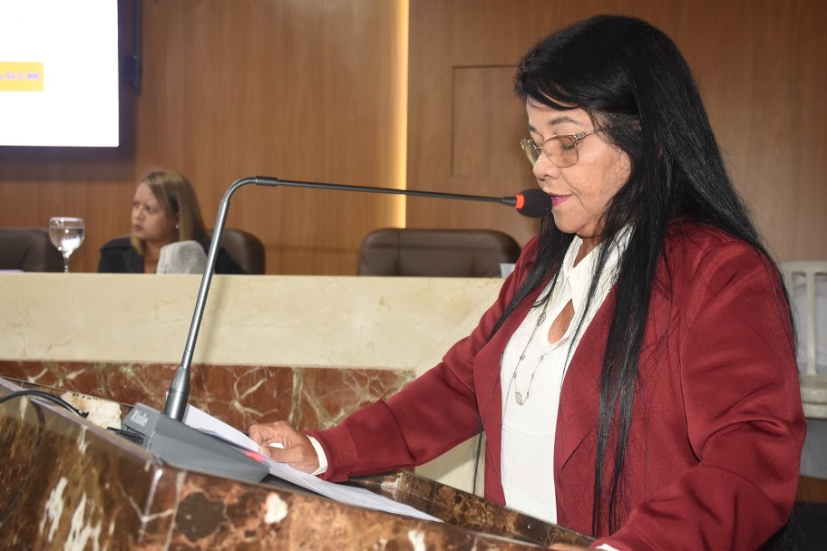 A vereadora de São Luís Fátima Araújo (PCdoB)